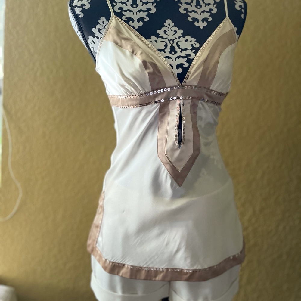 Bebe Silk Cami Top